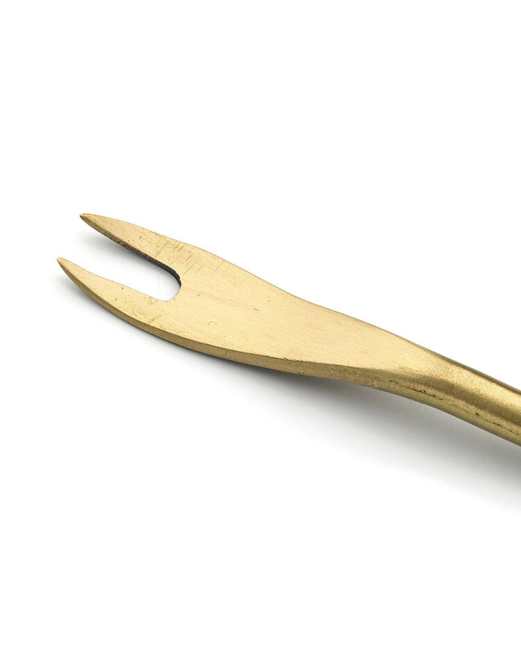 Bazar Bizar Die Olive Gabel - Gold - L