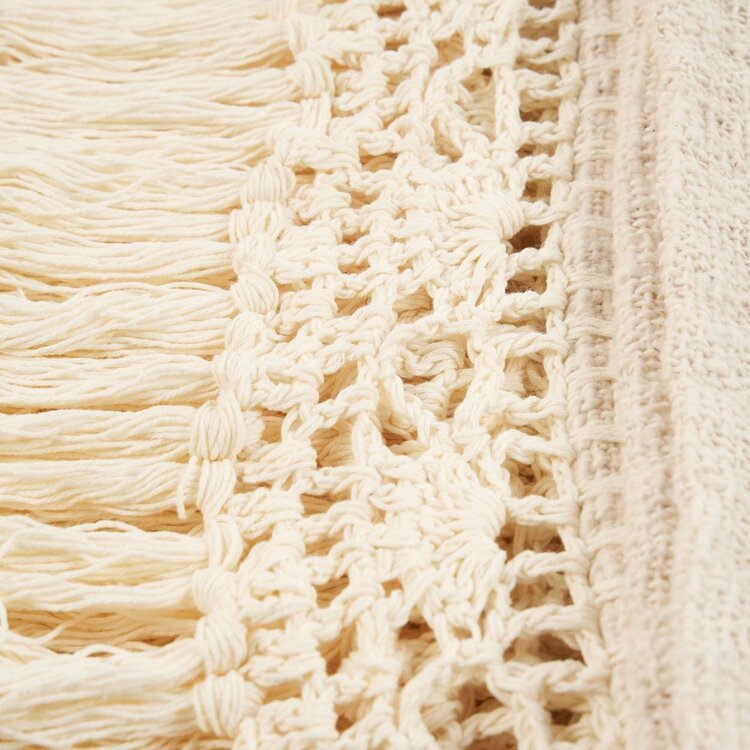 Bazar Bizar The Gypsy Bed Throw - Natural