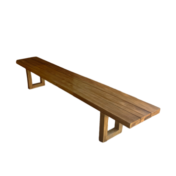 Bazar Bizar Bench With Square Foot - Natural - 220
