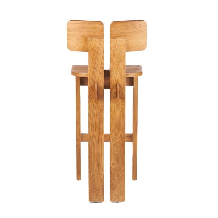 Bazar Bizar The Sama Sama Bar Stool - Natural