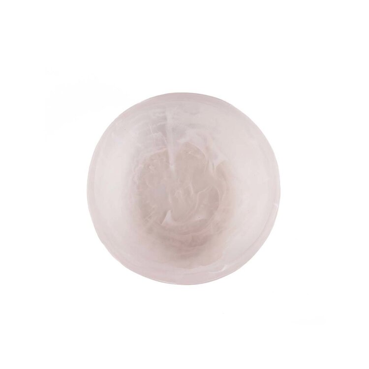 Bazar Bizar The Resin Organic Bowl - Pink White - S