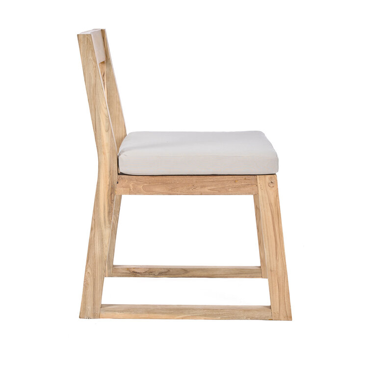 Bazar Bizar La Chaise de Salle à Manger Linear - Naturel