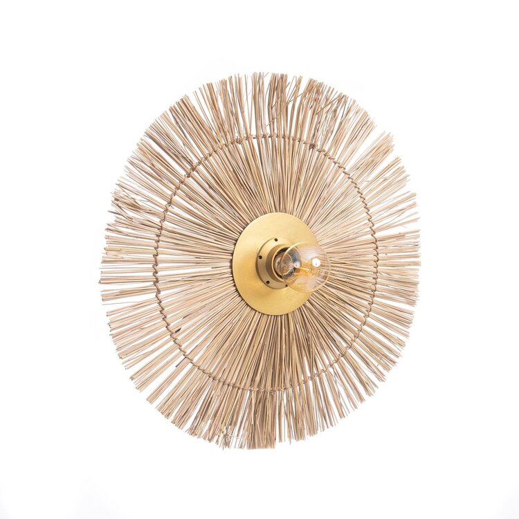 Bazar Bizar The Beausoleil Wall Lamp - Natural Gold - M