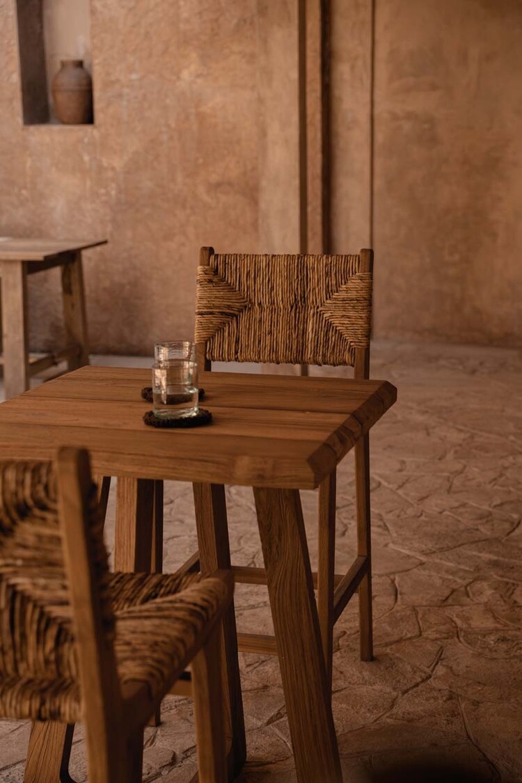 Bazar Bizar The Puquta Bar Stool - Natural - Indoor