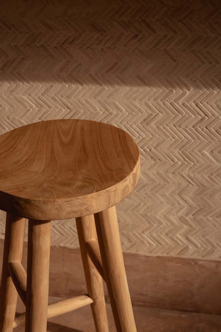 Bazar Bizar Le Tabouret De Bar Kedut - Naturel