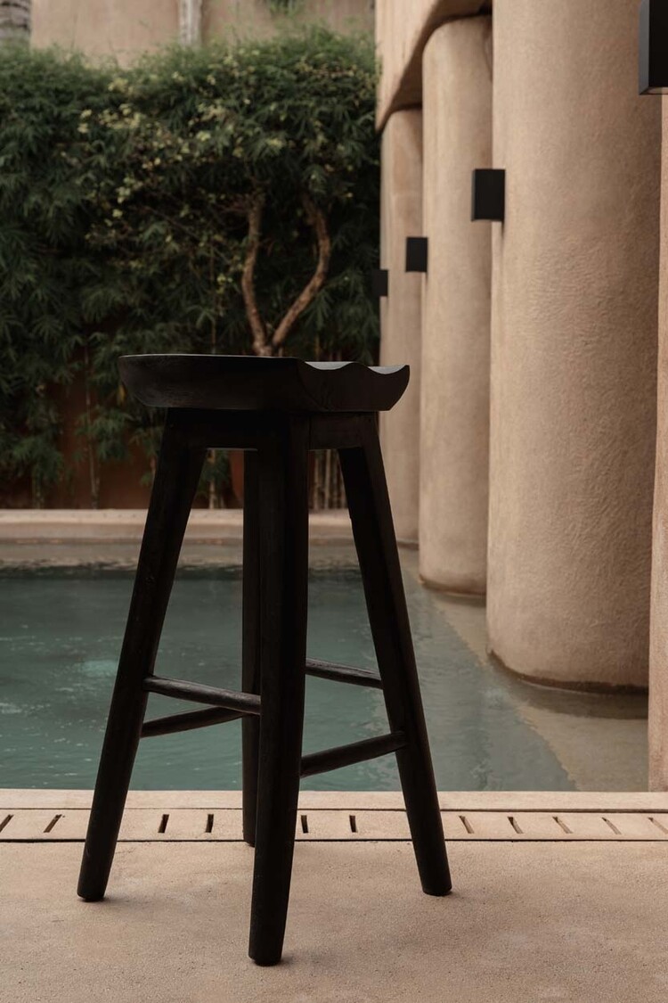 Bazar Bizar The Tala Bar Stool - Black