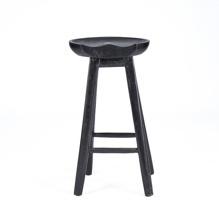 Bazar Bizar The Tala Bar Stool - Black