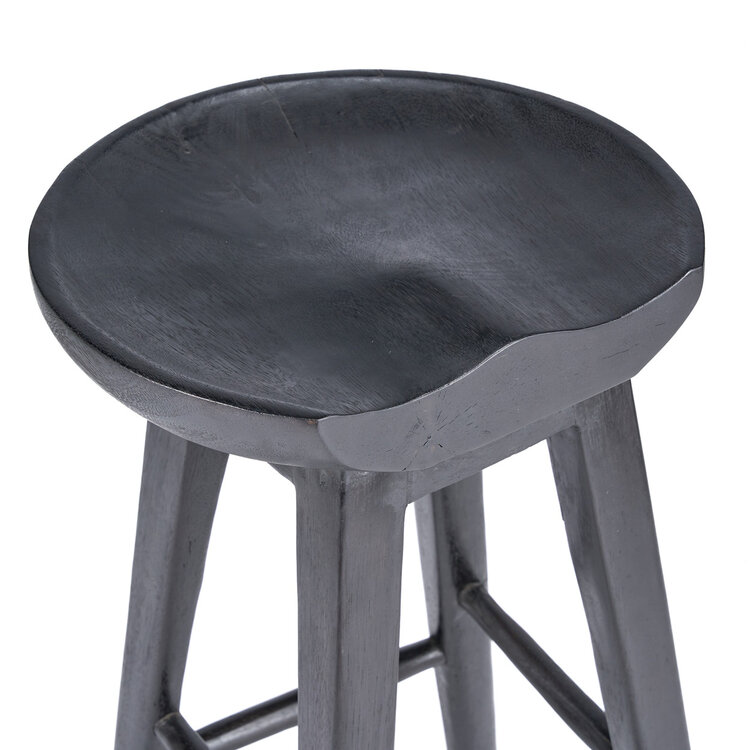 Bazar Bizar The Tala Bar Stool - Black
