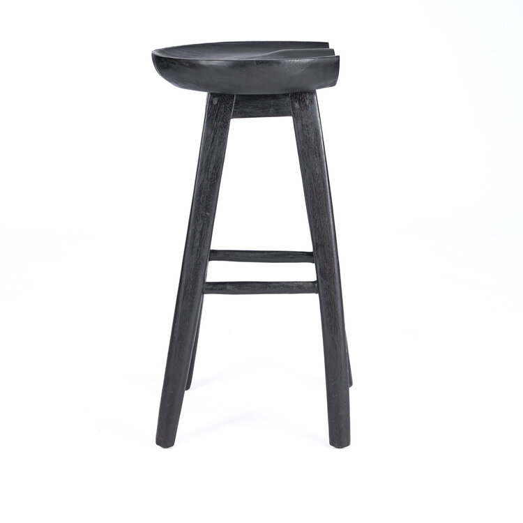 Bazar Bizar The Tala Bar Stool - Black