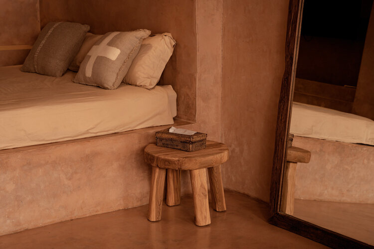 Bazar Bizar Boîte À Mouchoirs Rattan Classic - Naturel Marron