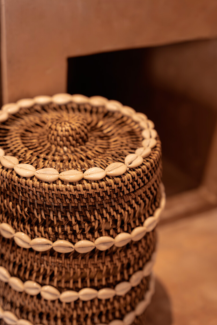 Bazar Bizar The Shell Storage Bin - Natural Brown