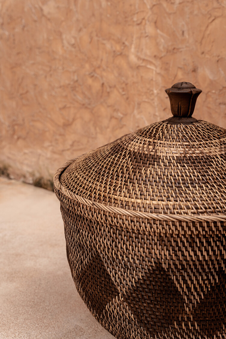 Bazar Bizar Le Panier de Rangement Crown - Brun Naturel