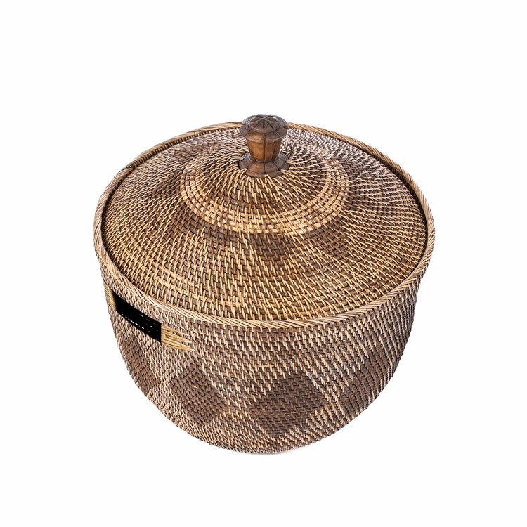 Bazar Bizar The Storage Crown Basket - Natural Brown
