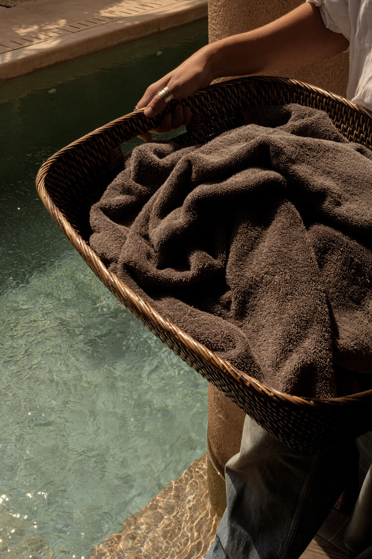 Bazar Bizar Le Panier à Linge Hannah - Brun Naturel - L