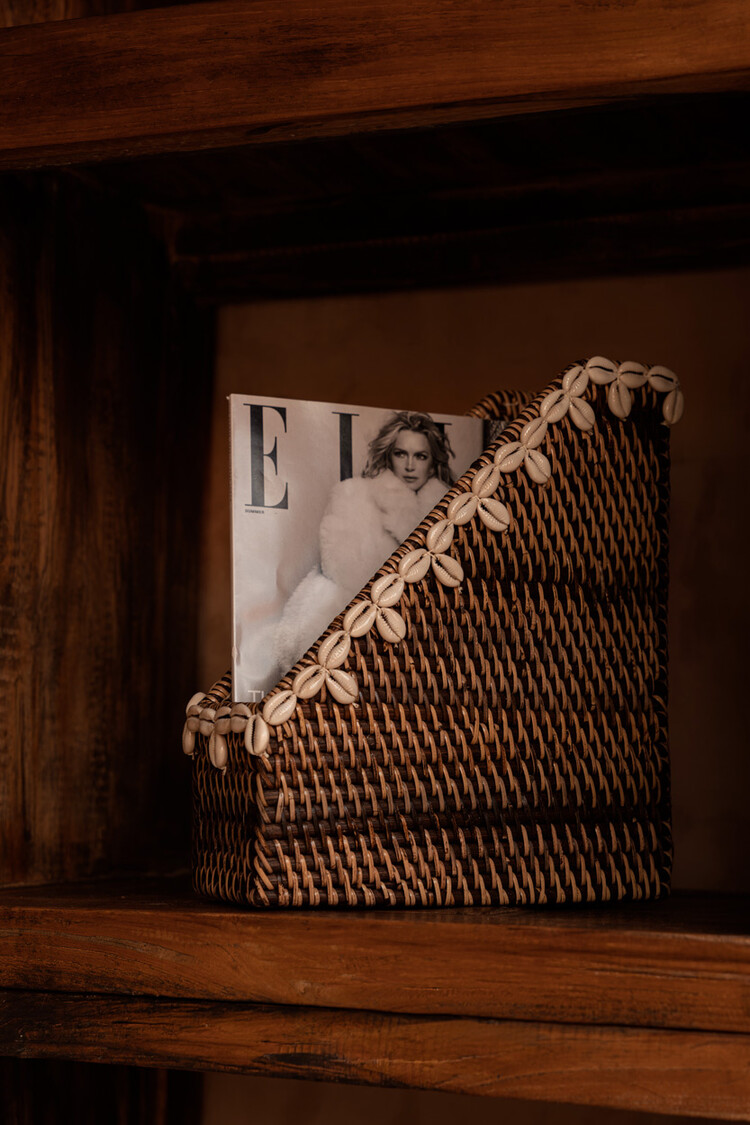 Bazar Bizar L’Organiseur Shell Edge - Marron Naturel