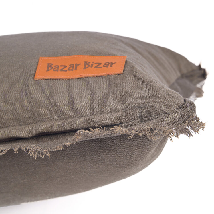 Bazar Bizar Der Smoky Vibe Kissenbezug - Grau - 30x50