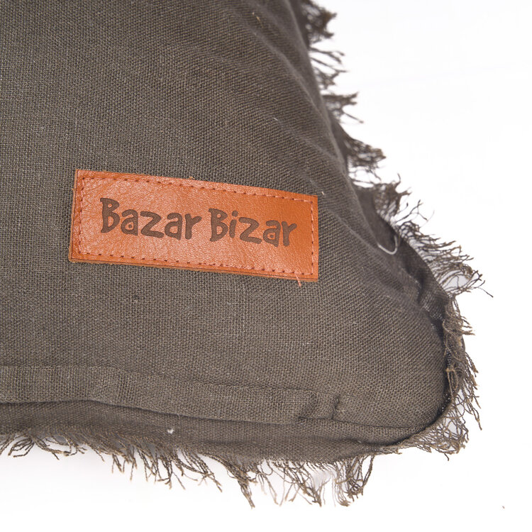 Bazar Bizar De Smoky Vibe Kussensloop - Grijs