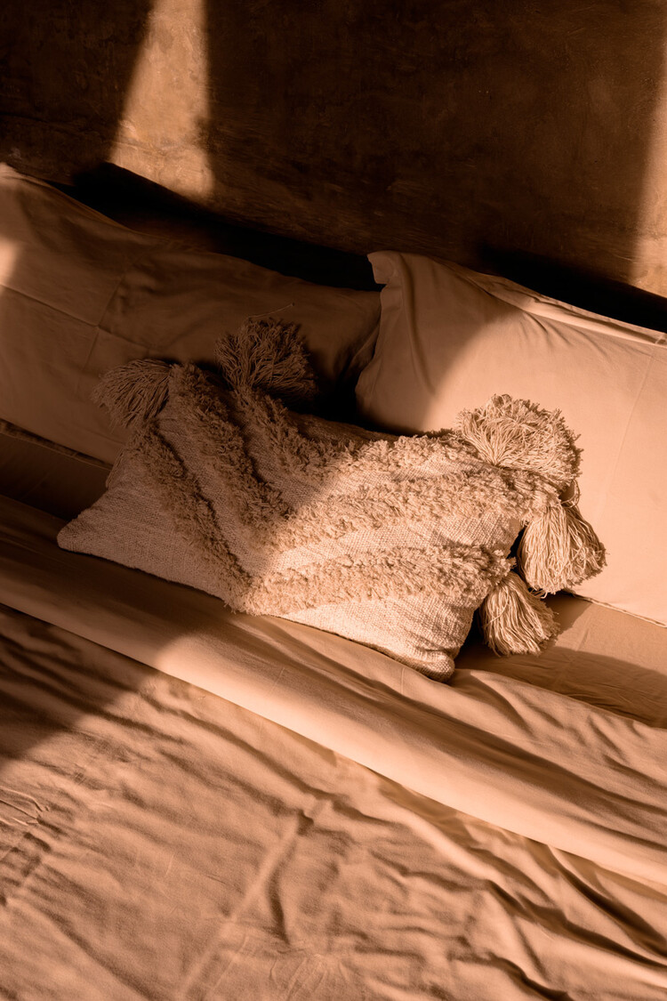 Bazar Bizar La Housse de Coussin Nomad Tassel - Crème