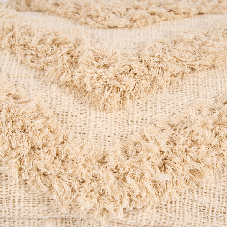 Bazar Bizar La Federa per Cuscini Nomad Tassel - Crema