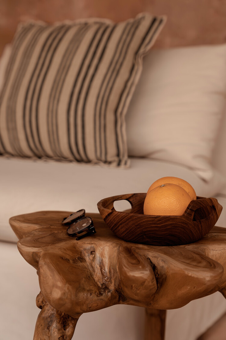 Bazar Bizar Der Nordic Stripe Kissenbezug - Natur Schwarz - 50x50