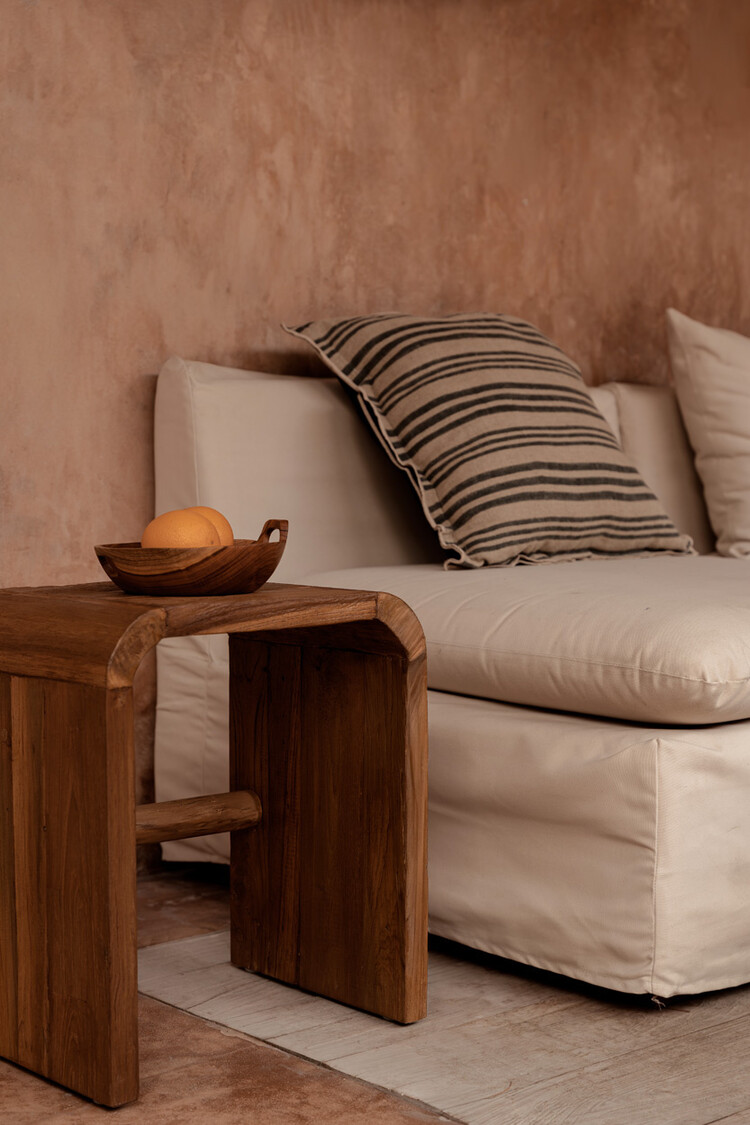 Bazar Bizar Der Nordic Stripe Kissenbezug - Natur Schwarz - 50x50