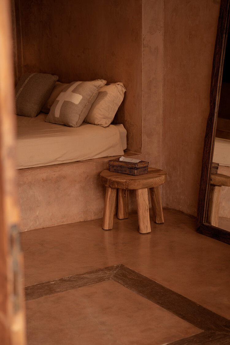 Bazar Bizar De Ivory Cross Kussensloop - Natuurlijke Wit - 50x50