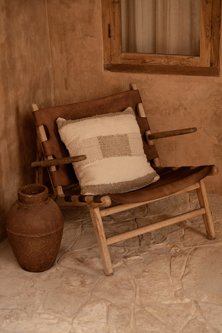 Bazar Bizar La Housse de Coussin Linen Threads - Naturel