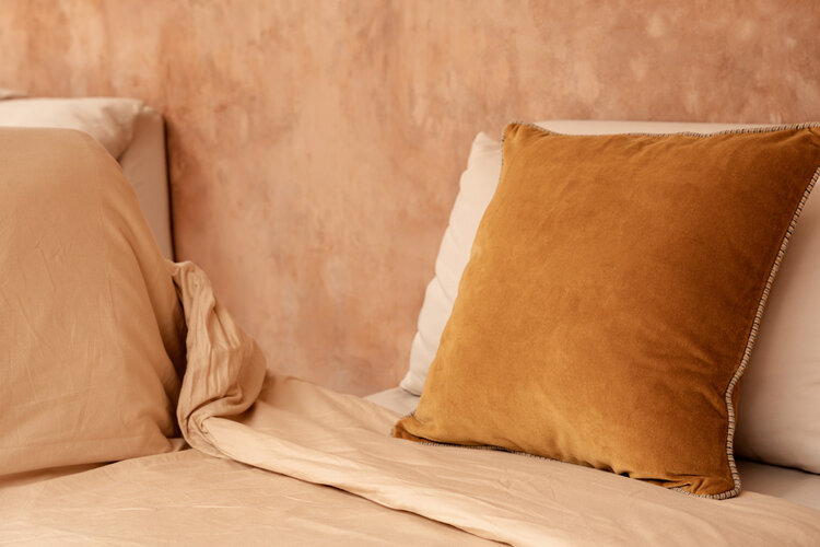 Bazar Bizar La Fodera per Cuscini Velvet Crush - Mustard - 50x50