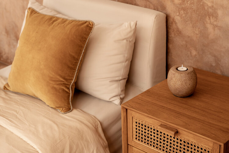 Bazar Bizar The Velvet Crush Cushion Cover - Mustard - 50x50