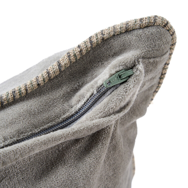 Bazar Bizar La Fodera per Cuscini Velvet Crush - Grigio - 50x50