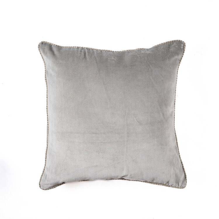 Bazar Bizar La Fodera per Cuscini Velvet Crush - Grigio - 50x50