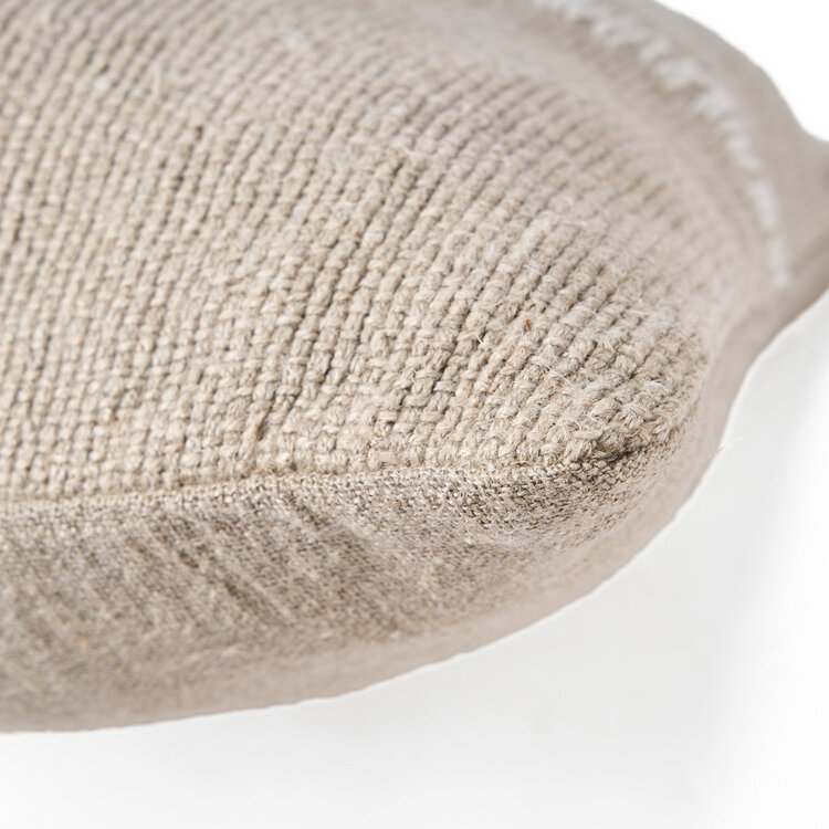 Bazar Bizar The Linen Stitch Cushion Cover - Natural White