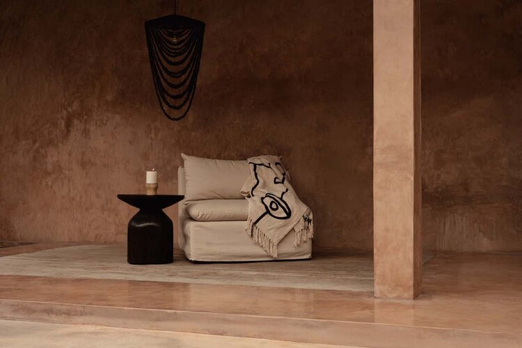 Bazar Bizar Manta para Cama Evil Eye - Negro