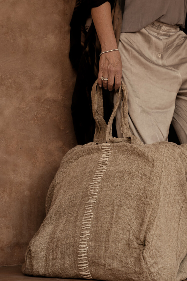 Bazar Bizar Die Tote-ally Linen Tasche - Natur