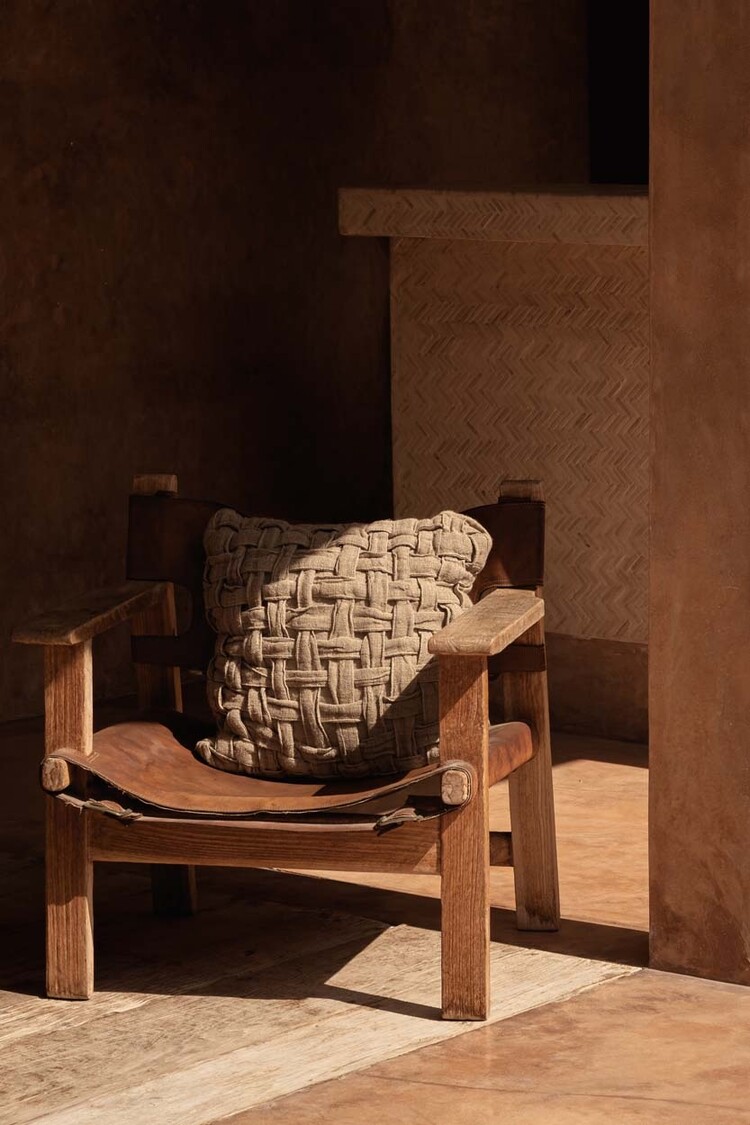 Bazar Bizar De Linen Crosier Kussensloop - Naturel