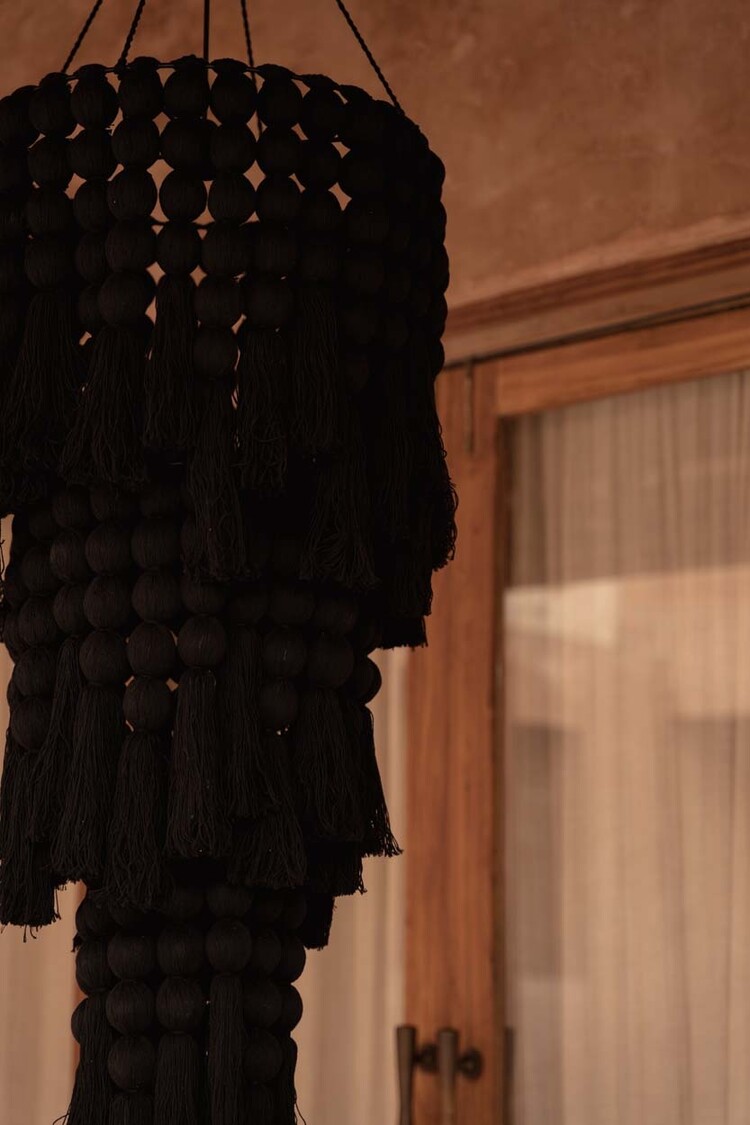 Bazar Bizar Il Lampadario Nomad In Cotone - Nero - XL