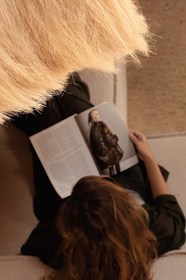 Bazar Bizar Rami-Hängeleuchte - Natur - M