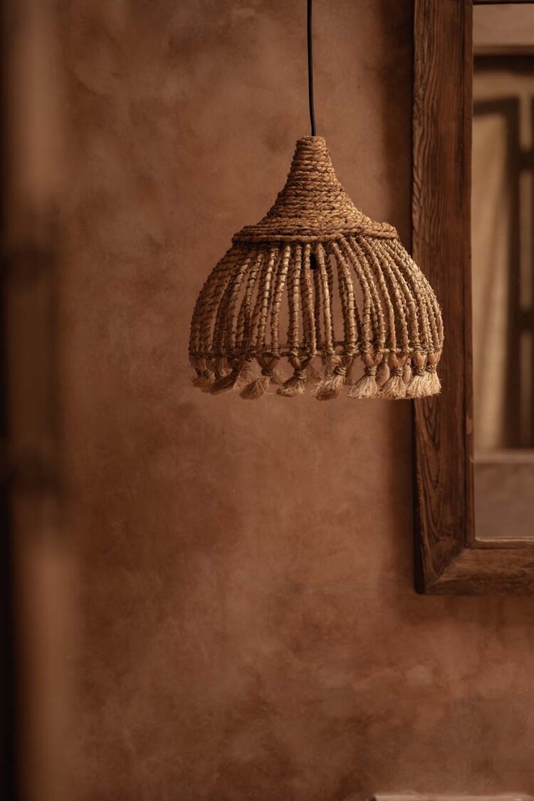 Bazar Bizar L'Abat-Jour Abaca Tassel - Naturel - S