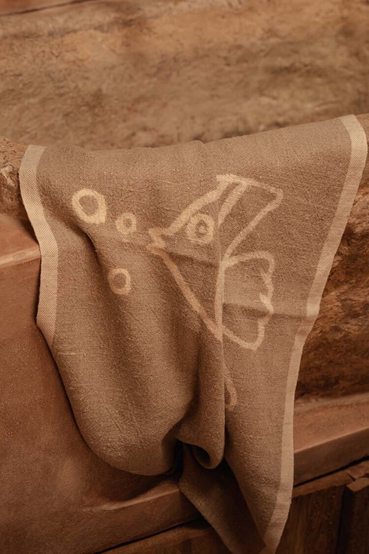 Bazar Bizar Le Torchons Fish En Lin - Blanc Naturel - 50x70