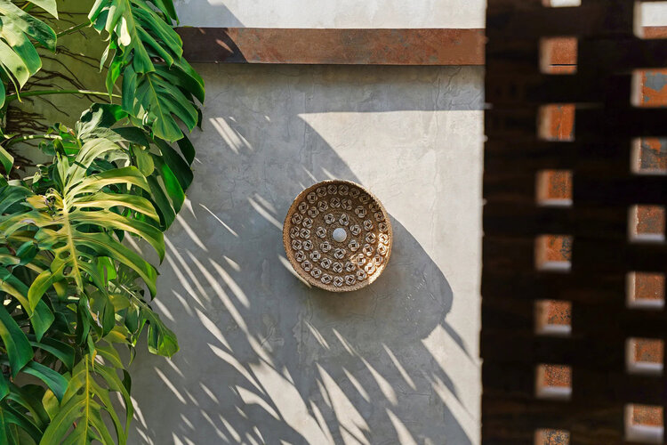 Bazar Bizar De Caribe Shell Plaat - Naturel Wit - M