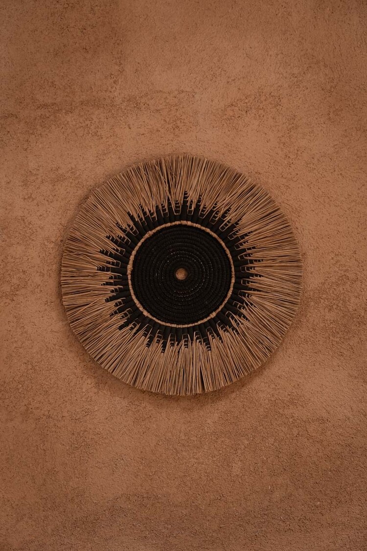 Bazar Bizar La Décoration Murale En Macramé Et Raphia - Naturel Noir