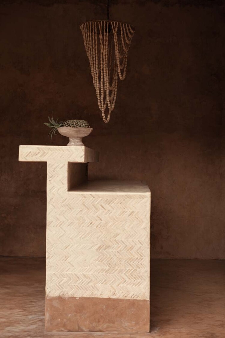 Bazar Bizar The Wooden Bead Chandelier - Natural - L