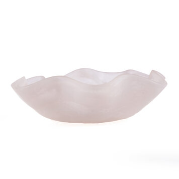 Bazar Bizar The Resin Organic Fruit Bowl - Pink White