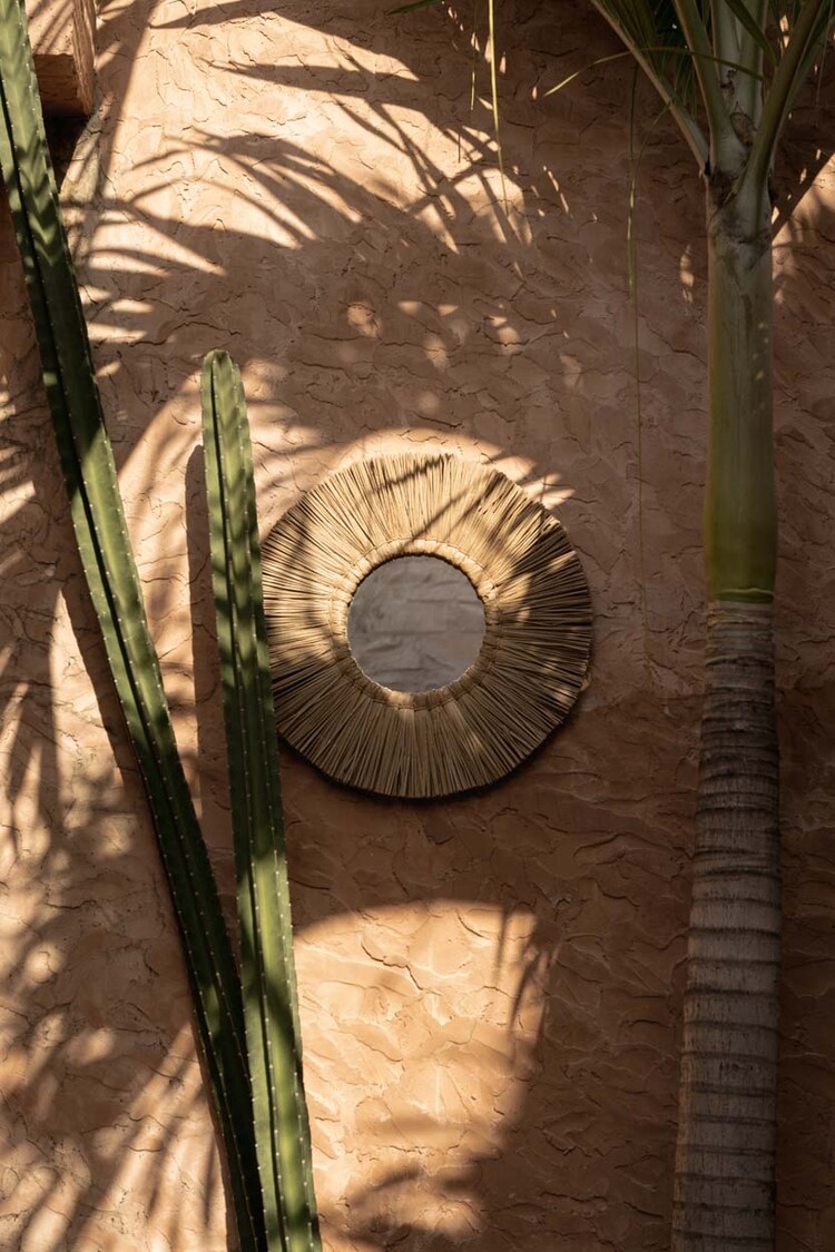 Bazar Bizar The Alang Alang Mirror - Natural - M