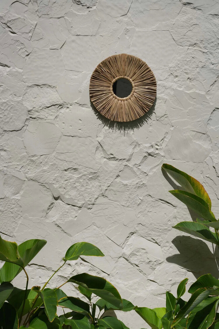 Bazar Bizar The Alang Alang Mirror - Natural - S