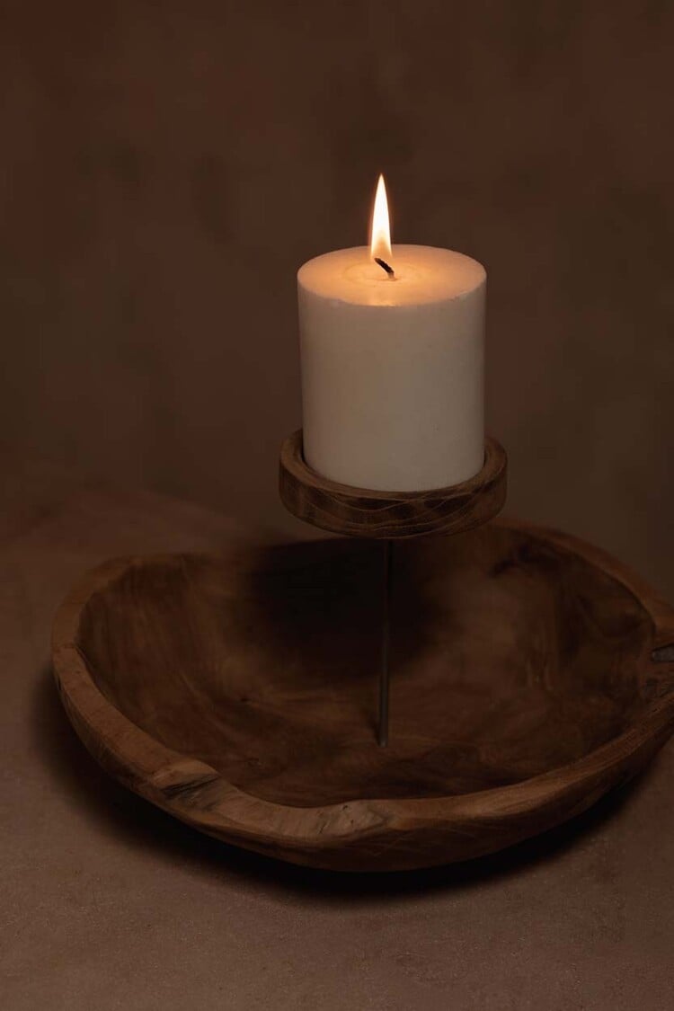 Bazar Bizar The Candle Plate - Natural