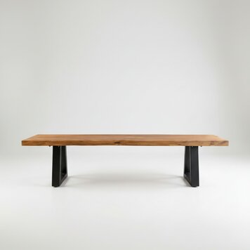 Bazar Bizar Le Banc Avec Pieds en Fer - Naturel - 220