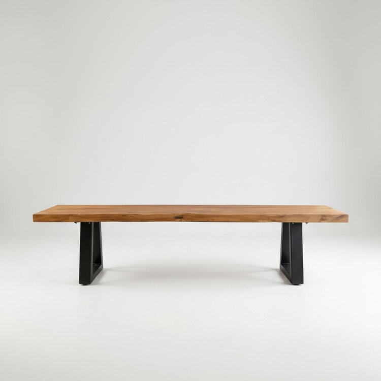 Bazar Bizar Le Banc Avec Pieds en Fer - Naturel - 280