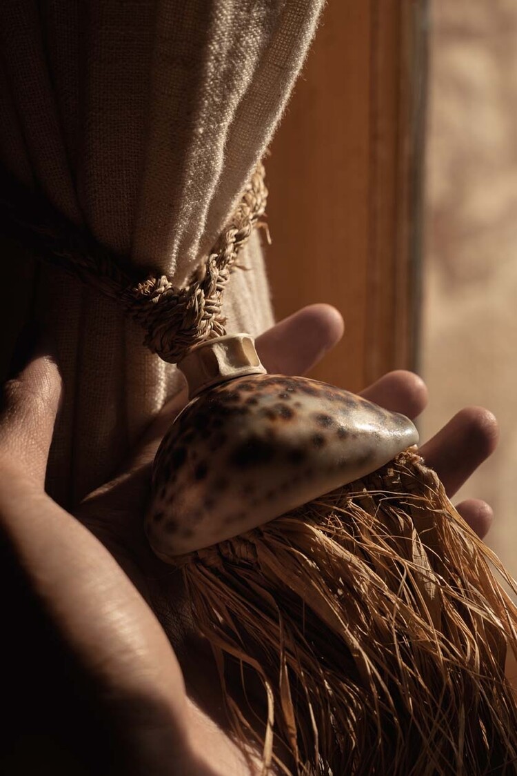 Bazar Bizar Die Raffia Lupina Quaste - Natur