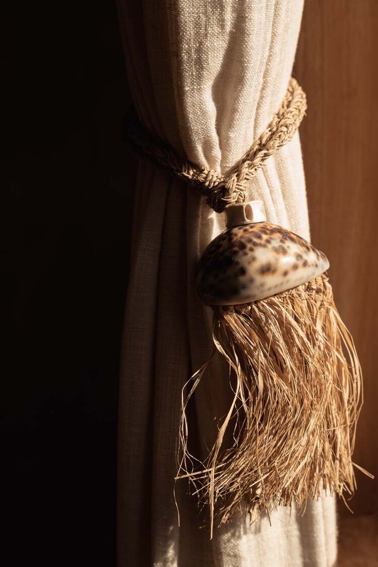 Bazar Bizar Die Raffia Lupina Quaste - Natur